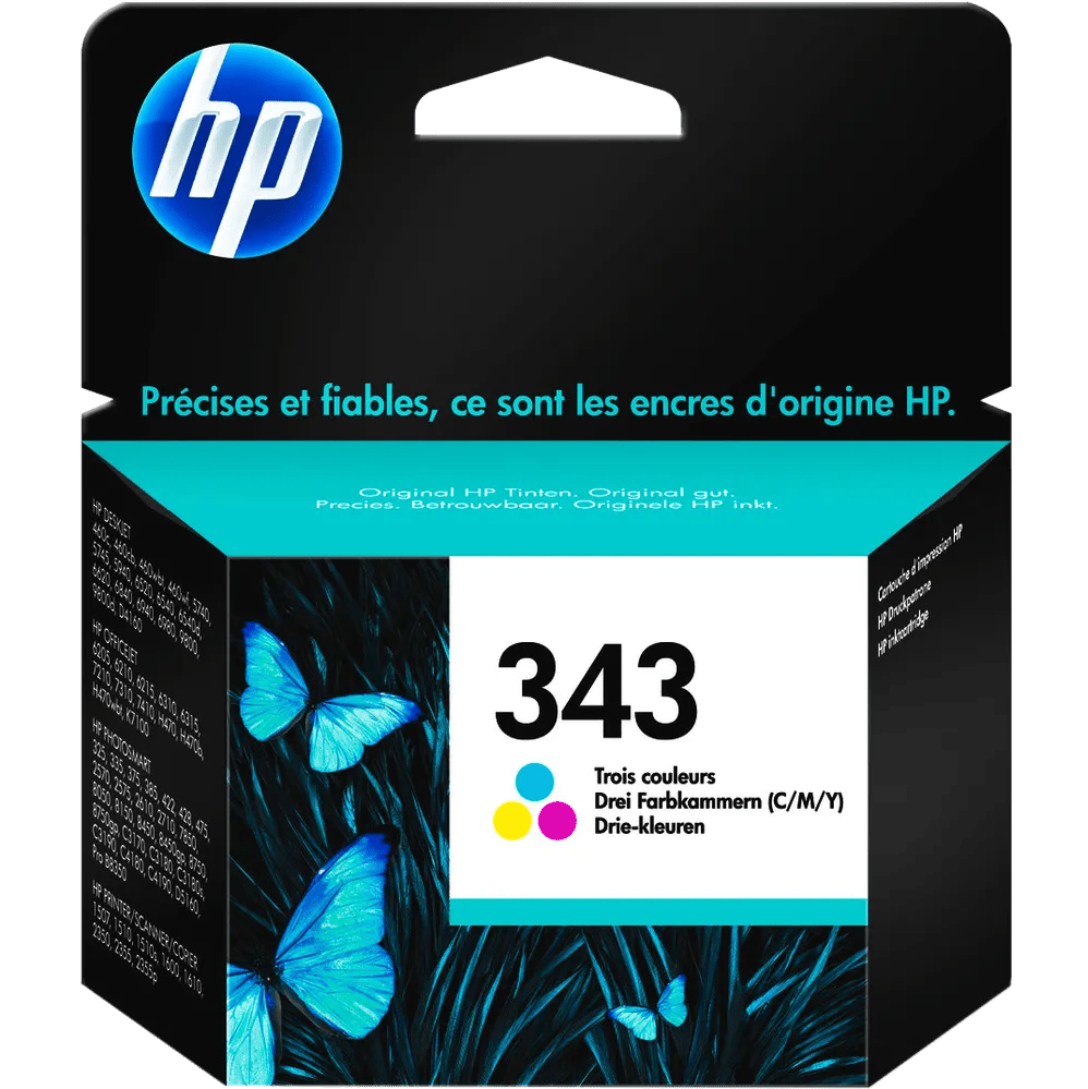 Hp 343 cartridges 3 kleuren pack 1 Hp 343 cartridges 3 kleuren pack