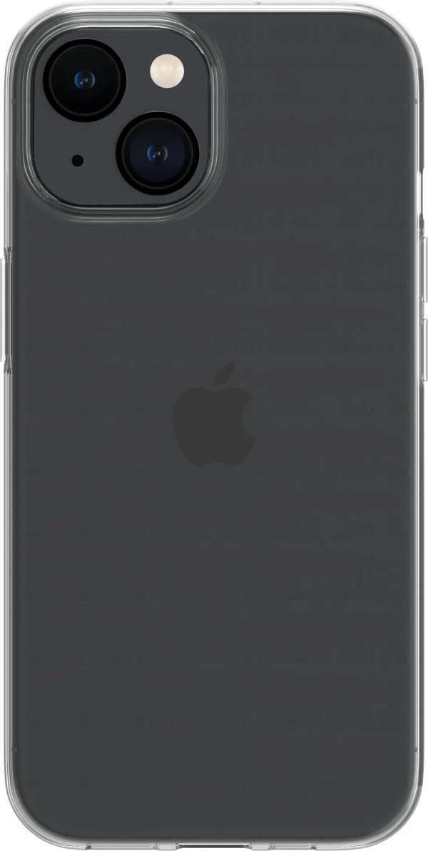 Bluebuilt iphone 15 back cover transparant