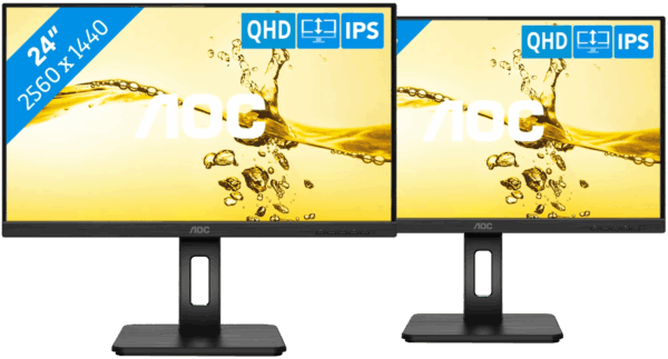 AOC Q24P2Q Duo Pack