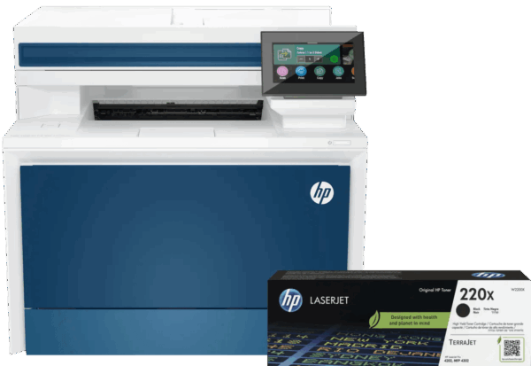 Hp color laserjet pro mfp 4302dw + 1 extra zwarte xl toner