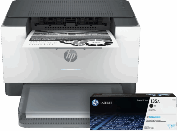 HP LaserJet M209dw + 1 extra zwarte toner