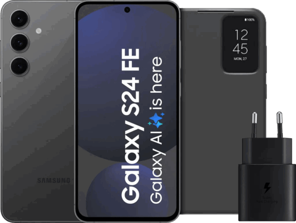 Samsung Galaxy S24 FE 128GB Grijs 5G + Accessoirepakket