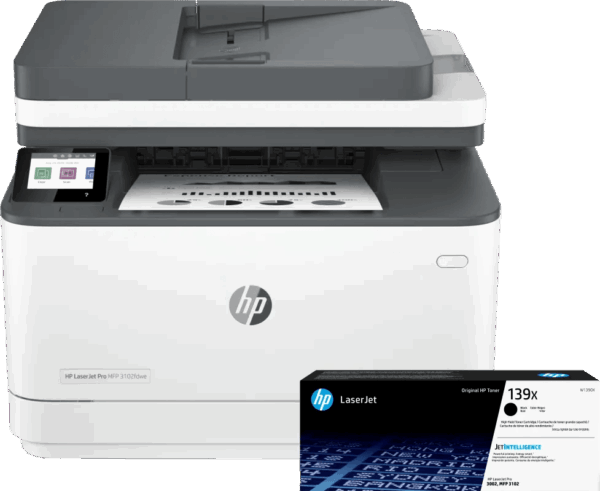 HP LaserJet Pro MFP 3102fdw + 1 extra zwarte XL toner