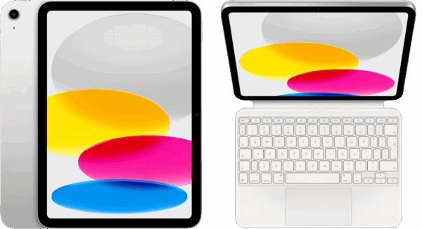 Apple iPad (2025) 11 inch 256GB Wifi Zilver + Apple Magic Keyboard Folio QWERTY Wit