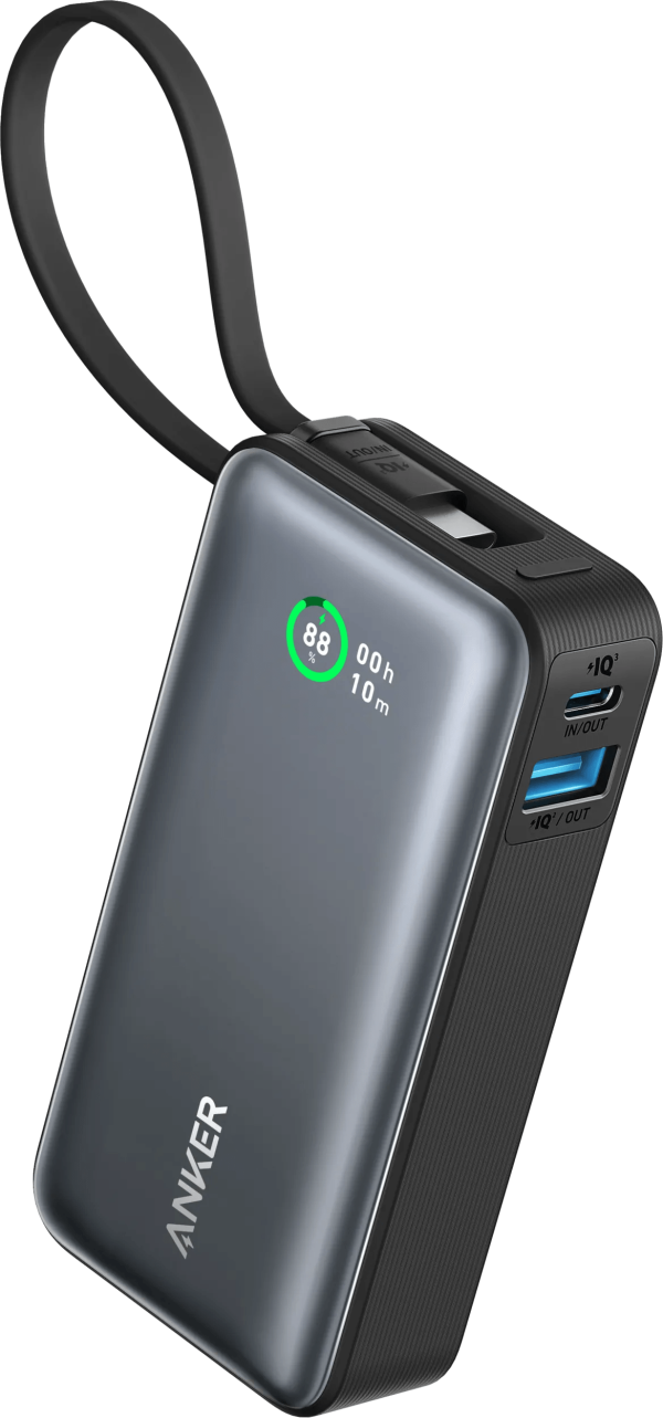 Anker Nano Power Bank 10.000 mAh met Snelladen Zwart