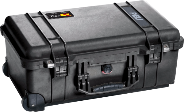 Peli 1510 Protector Case Zwart Trolley met plukschuim