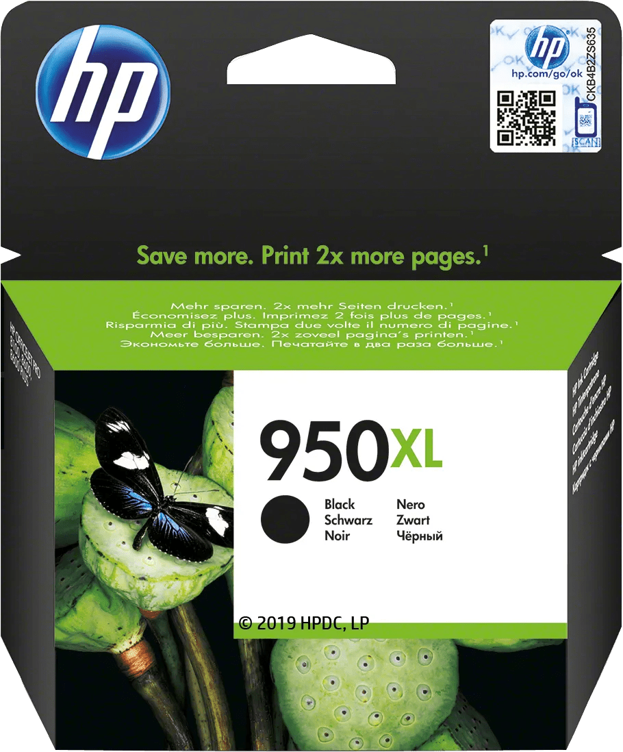 Hp 950xl cartridge zwart 1 Hp 950xl cartridge zwart