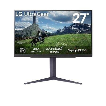 27 inch UltraGear QHD Nano IPS 180Hz (O/C 200Hz) gamingmonitor | 1ms (GtG)