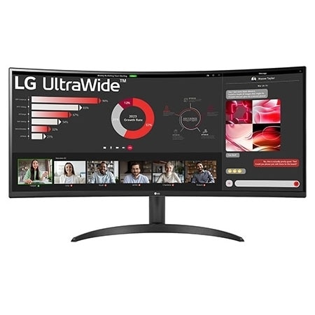 34" 21:9 Curved UltraWide QHD (3440x1440) Monitor met FreeSync - 34WR50QK-B