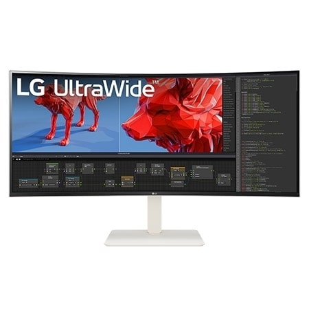 38" UltraWide QHD+ (3840x1600) Curved Monitor - 38WR85QC-W | LG NL