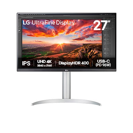 27" UHD 4K IPS Monitor with VESA DisplayHDR 400 - 27UP850K-W