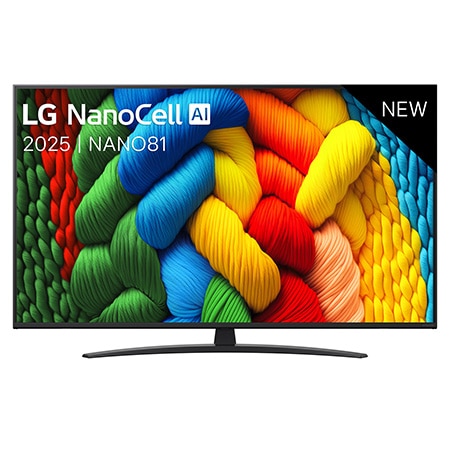 55 inch LG NanoCell AI NANO81 4K Smart TV 2025 - 55NANO81A6A
