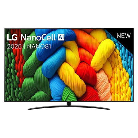 86 inch LG NanoCell AI NANO81 4K Smart TV 2025 - 86NANO81A6A