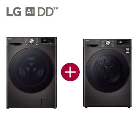 11kg Wasmachine F4WR7011SYB + 9kg Droger RH90V9ZVEN Zwart - F4WR7011SYB.RH9ZVEN