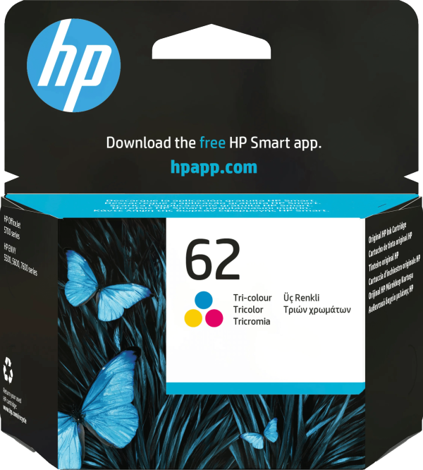 HP 62 Cartridge Kleur