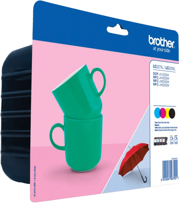 Brother LC-227XL/LC225XL Cartridges Combo Pack