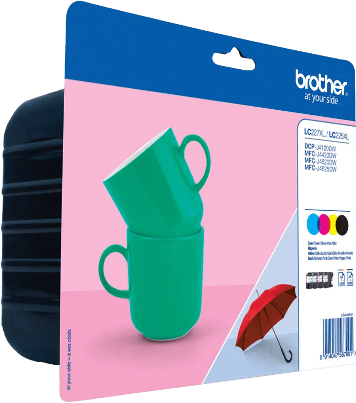 Brother lc-227xl/lc225xl cartridges combo pack 1 Brother lc-227xl/lc225xl cartridges combo pack
