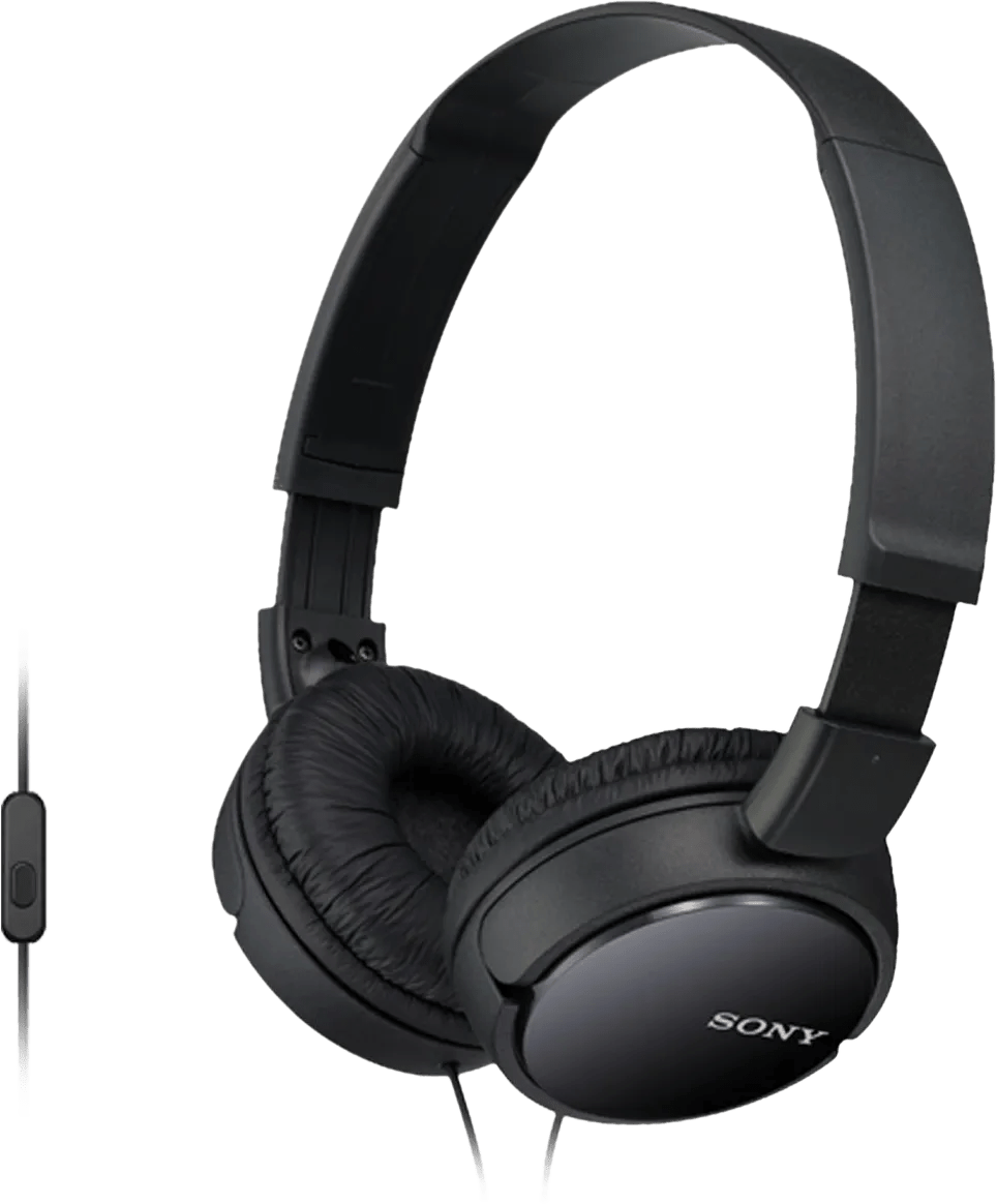 Sony mdr-zx110ap zwart 1 Sony mdr-zx110ap zwart