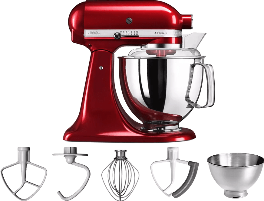 Kitchenaid artisan mixer 5ksm175ps appelrood 1 Kitchenaid artisan mixer 5ksm175ps appelrood