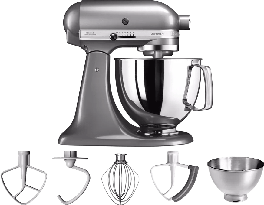 Kitchenaid artisan mixer 5ksm175ps tingrijs 1 Kitchenaid artisan mixer 5ksm175ps tingrijs