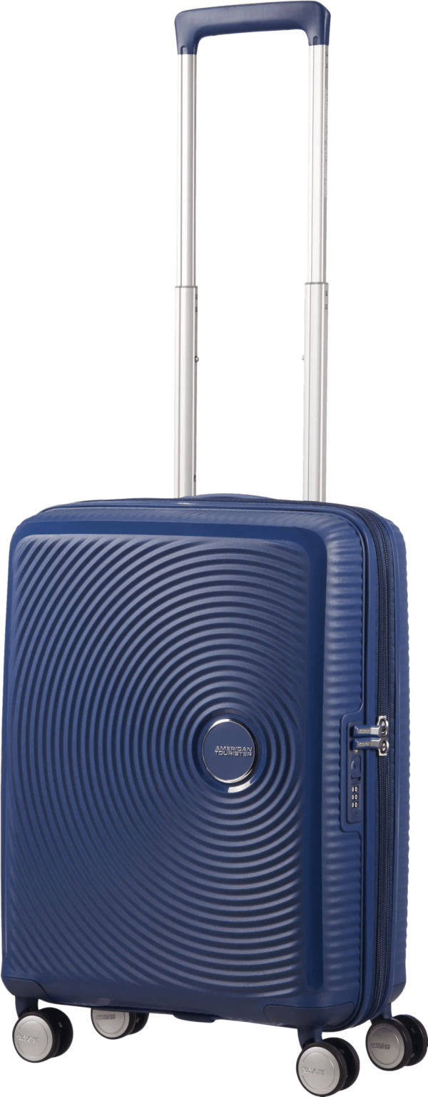 American Tourister Soundbox Expandable Spinner 55cm Midnight Navy