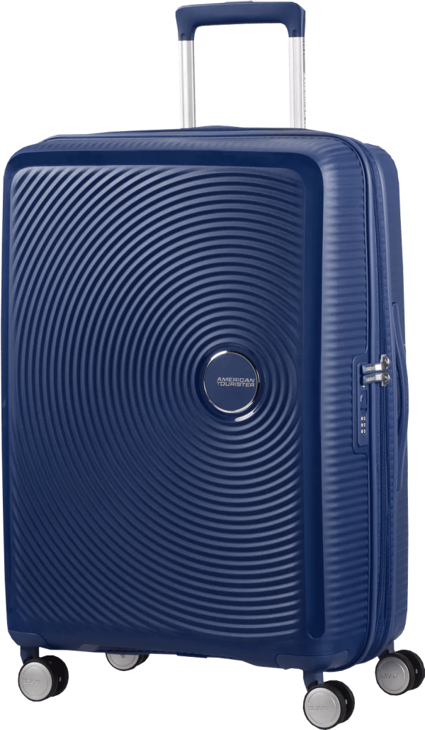 American Tourister Soundbox Expandable Spinner 67cm Midnight Navy