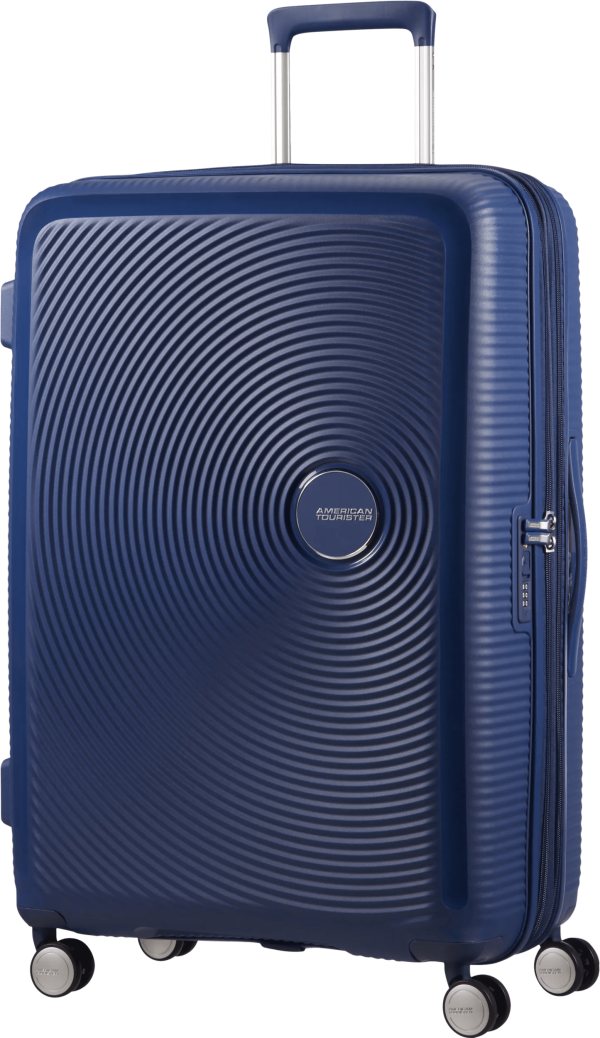 American Tourister Soundbox Expandable Spinner 77cm Midnight Navy