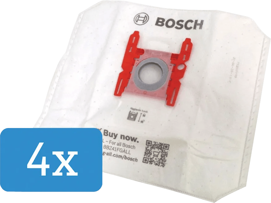 Bosch bbz41fgall g all stofzuigerzak (4 stuks) 1 Bosch bbz41fgall g all stofzuigerzak (4 stuks)