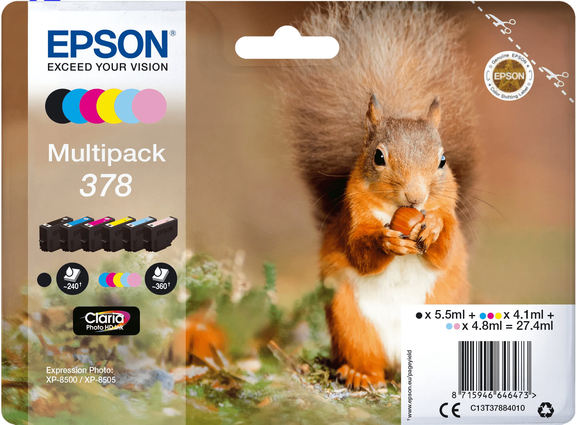 Epson 378 cartridges combo pack 1 Epson 378 cartridges combo pack