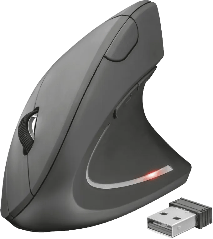Trust verto draadloze ergonomische muis 1 Trust verto draadloze ergonomische muis