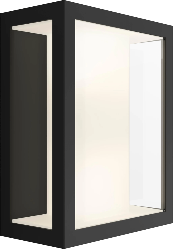 Philips Hue Impress muurlamp White and Color zwart breed
