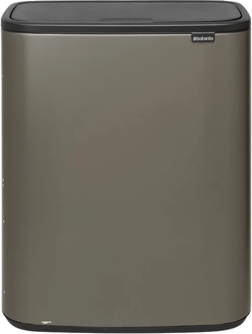 Brabantia Bo Touch Bin 2 x 30 Liter Platinum