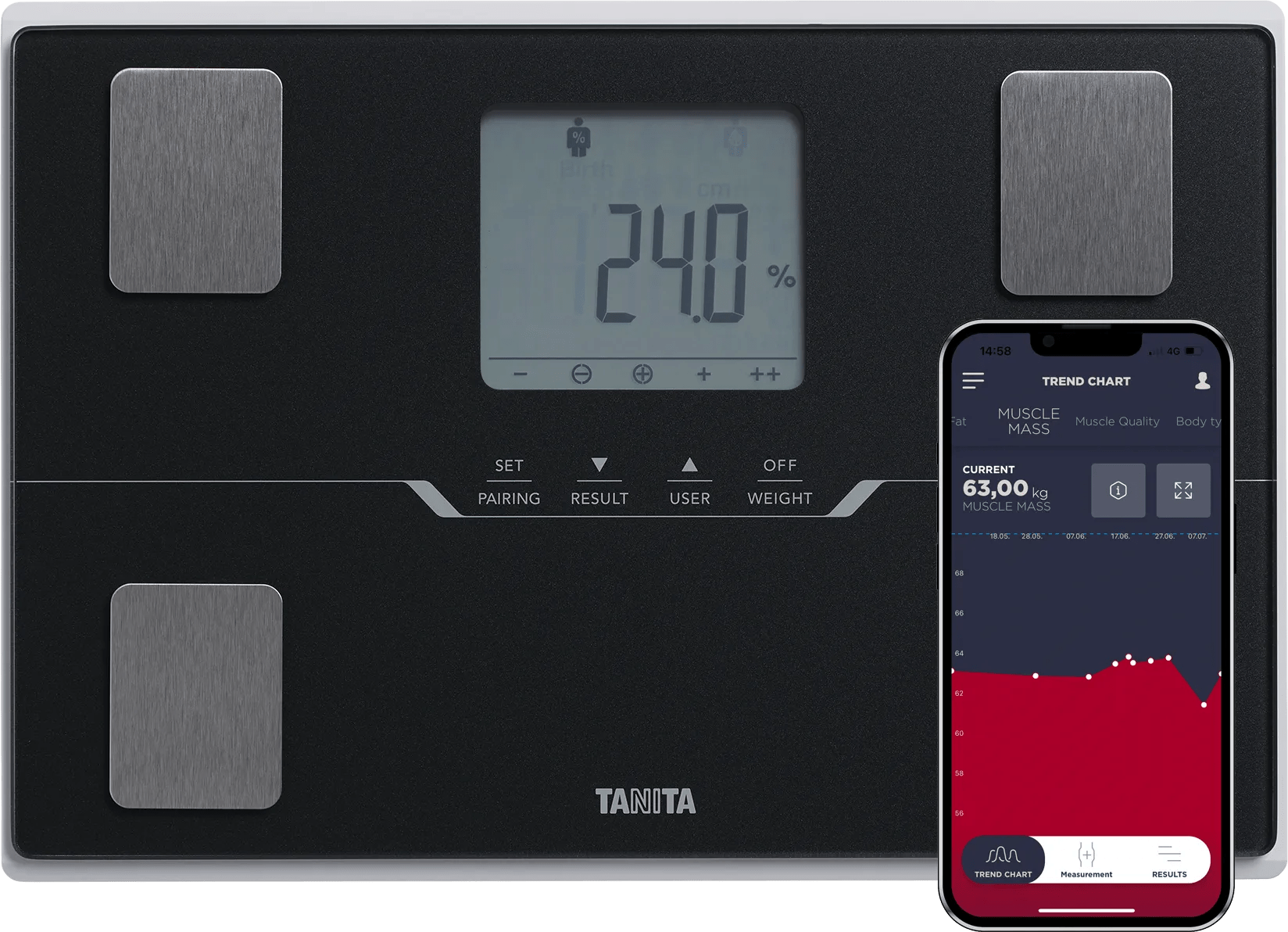 Tanita bc-401 black 1 Tanita bc-401 black