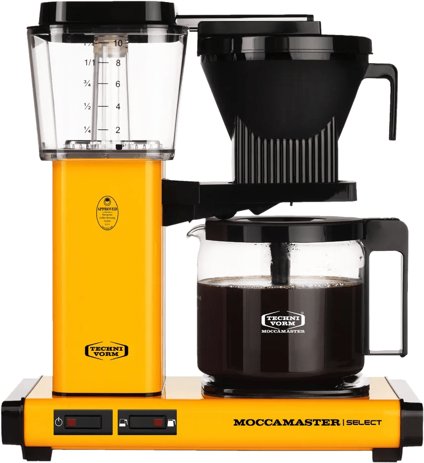 Moccamaster kbg select geel 1 Moccamaster kbg select geel