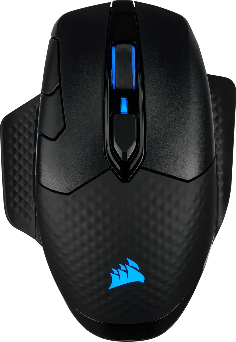 Corsair dark core rgb pro draadloze gaming muis 1 Corsair dark core rgb pro draadloze gaming muis