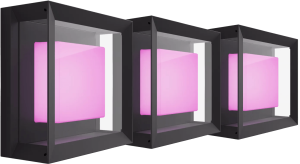 Philips hue econic muurlamp white and color zwart modern 3-pack 2 861849