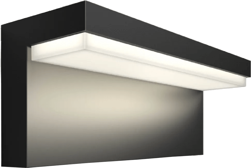 Philips hue nyro muurlamp white and color zwart 1 Philips hue nyro muurlamp white and color zwart
