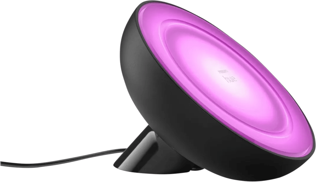 Philips hue bloom tafellamp white & color zwart 1 Philips hue bloom tafellamp white & color  zwart