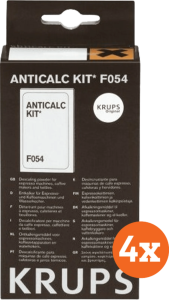 Krups ontkalkingsset f054 4 stuks 2 867228