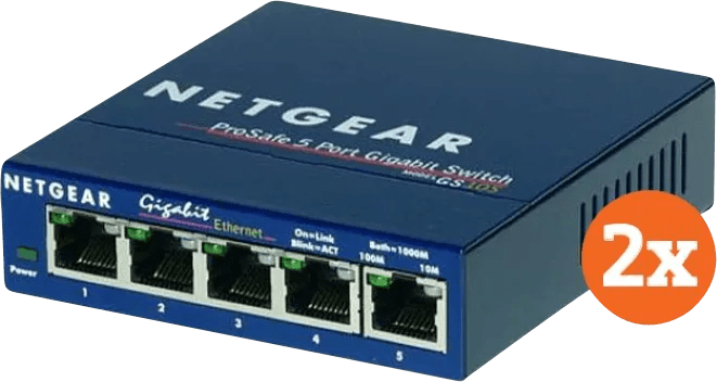 Netgear gs105 duo pack 1 Netgear gs105 duo pack