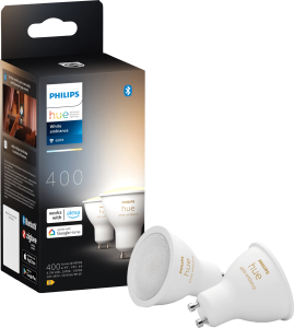 Philips hue white ambiance gu10 2-pack 2 8720169230033 929003666702 1st atf app