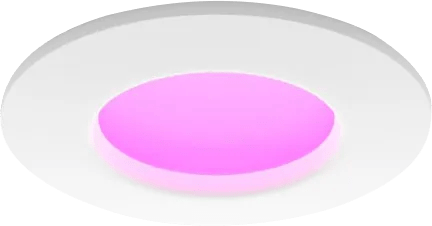 Philips Hue inbouwspot Slim - White and color - 90mm - wit