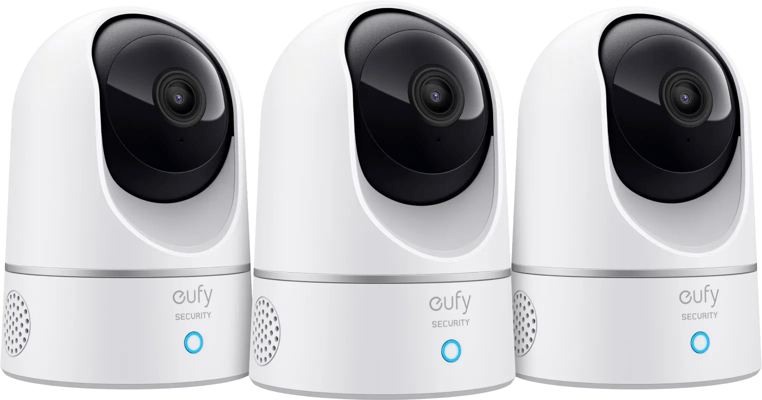Eufy indoor cam 2k pan & tilt 3-pack 1 Eufy indoor cam 2k pan & tilt 3-pack