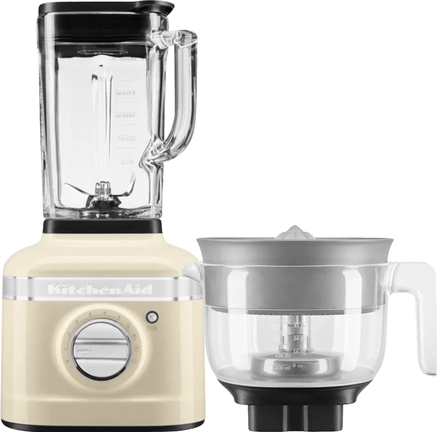 Kitchenaid artisan k400 5ksb4026eac amandelwit + citruspers opzetstuk 1 Kitchenaid artisan k400 5ksb4026eac amandelwit + citruspers opzetstuk