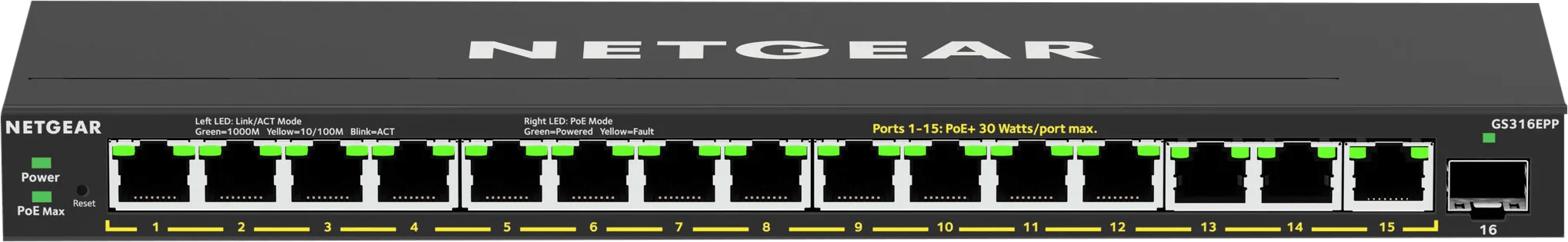 Netgear gs316epp 1 Netgear gs316epp