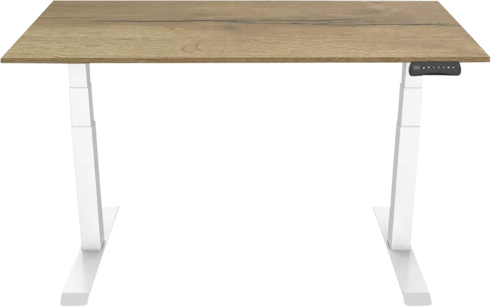 Euroseats elektrisch zit sta bureau 160 x 80 wit/eiken 1 Euroseats elektrisch zit sta bureau 160 x 80 wit/eiken