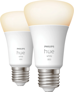 Philips hue white e27 800lm duo pack 2 889976
