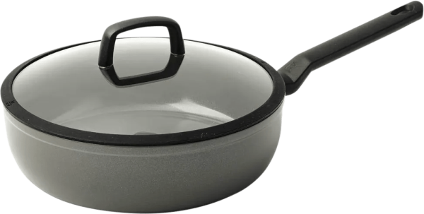 BK Balans Hapjespan met deksel 28 cm Grijs