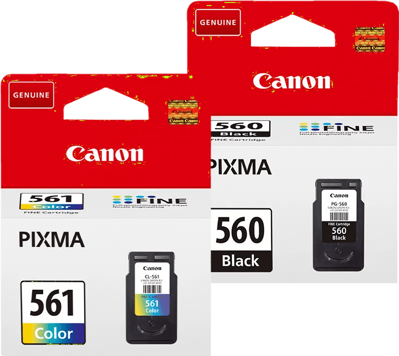 Canon pg-560 + cl-561 cartridge combo pack 1 Canon pg-560 + cl-561 cartridge combo pack