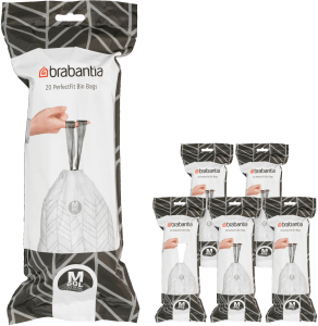 Brabantia vuilniszakken code m - 60 liter (120 stuks) 2 893472